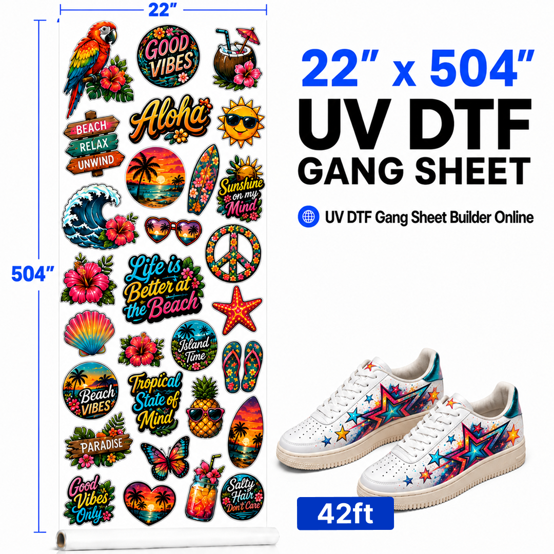 UV DTF Gang Sheet Builder Online