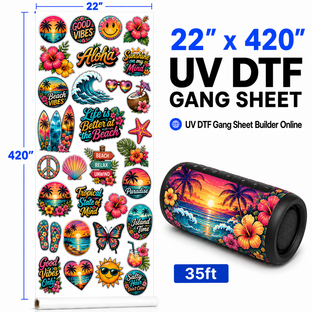 UV DTF Gang Sheet Builder Online
