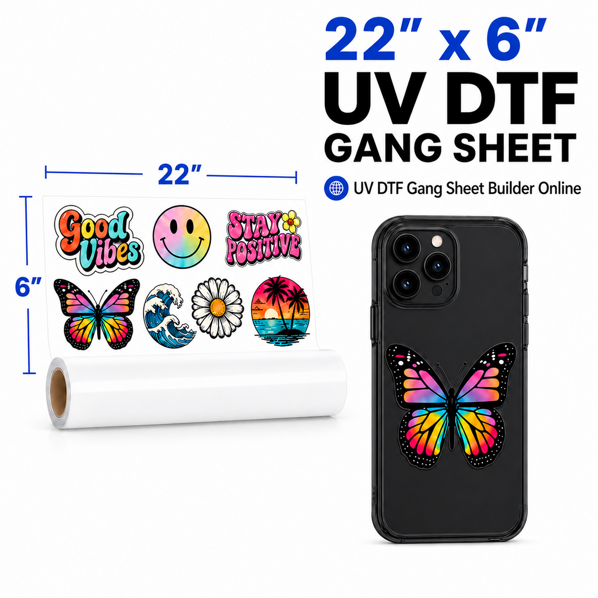 Upload Your Own UV DTF Gang Sheet